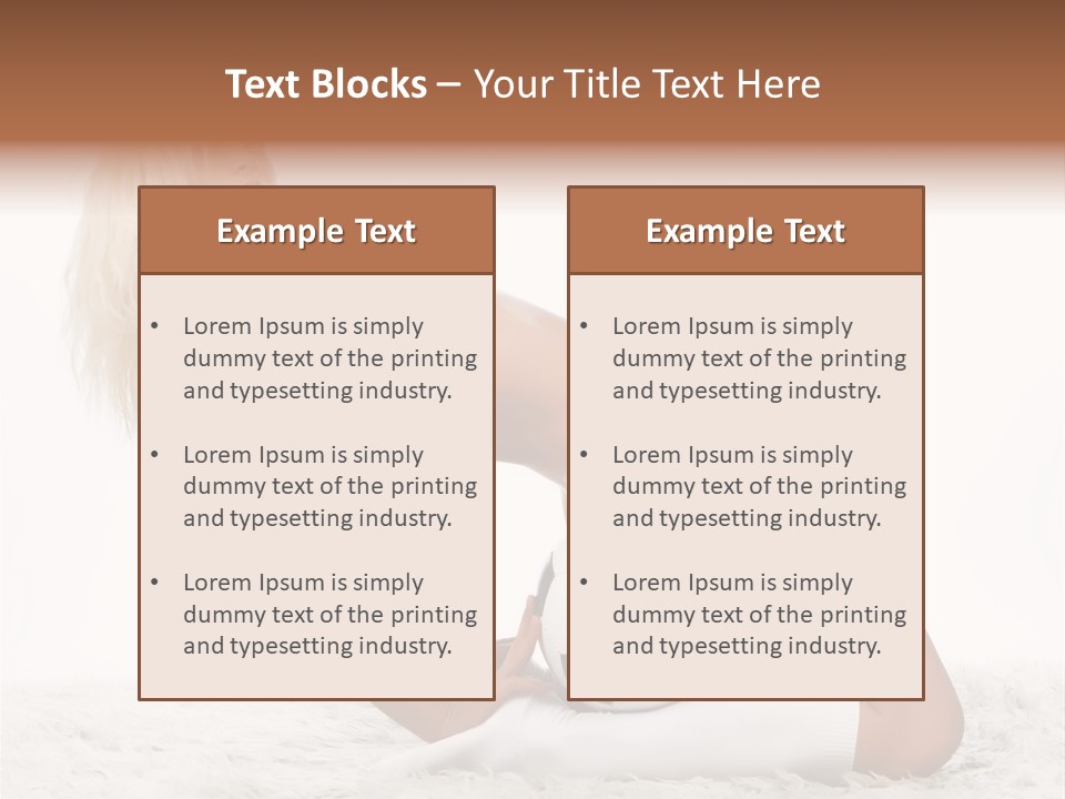 Playful Training Exercising PowerPoint Template