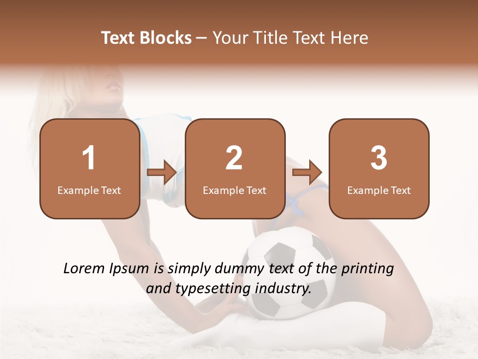 Playful Training Exercising PowerPoint Template