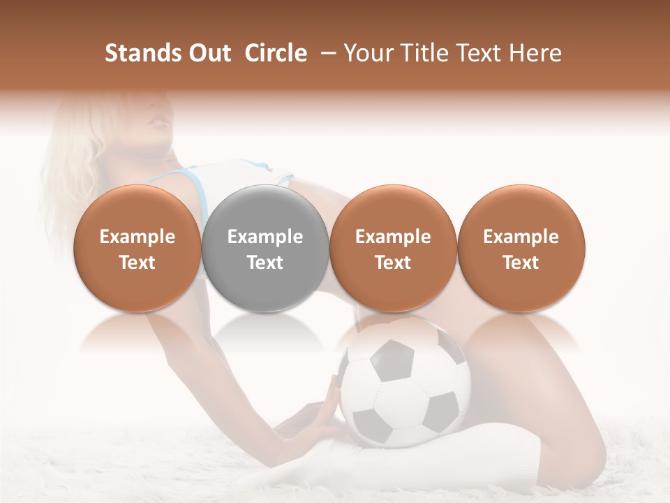 Playful Training Exercising PowerPoint Template