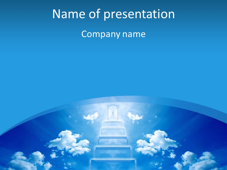 Road High Purity PowerPoint Template