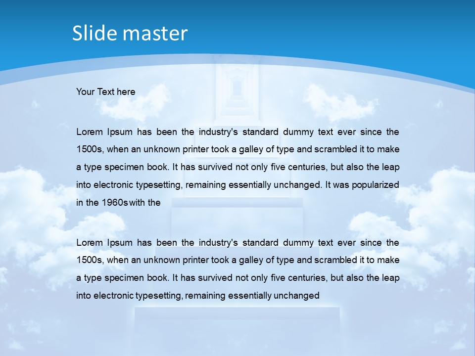 Road High Purity PowerPoint Template