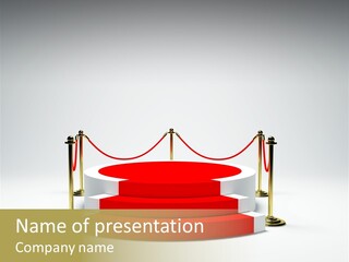 Award Competition White PowerPoint Template