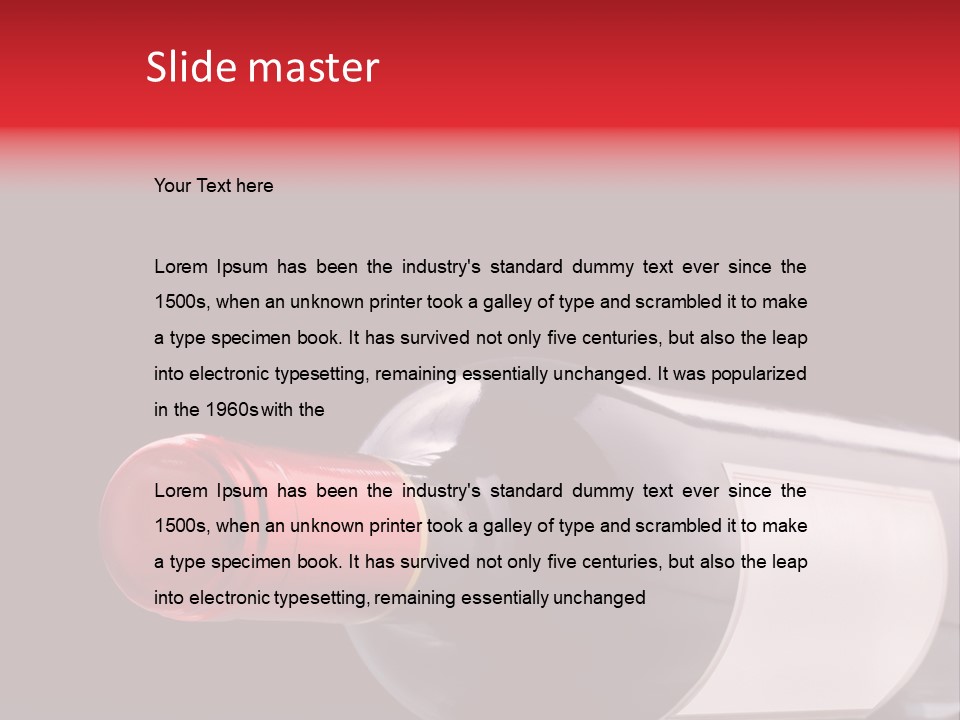 Still Drink Dinner PowerPoint Template