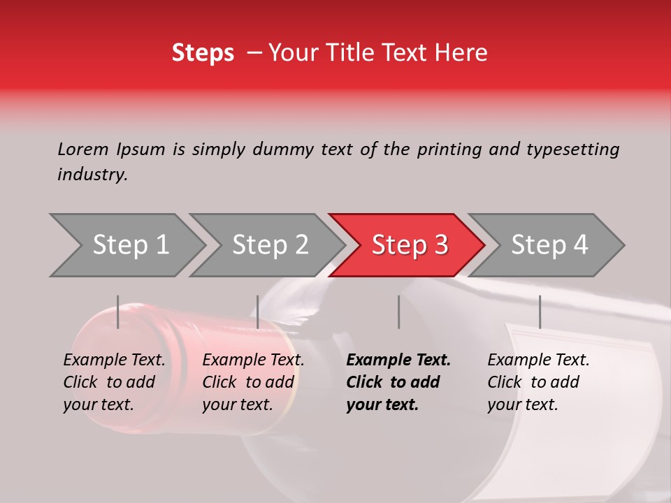 Still Drink Dinner PowerPoint Template