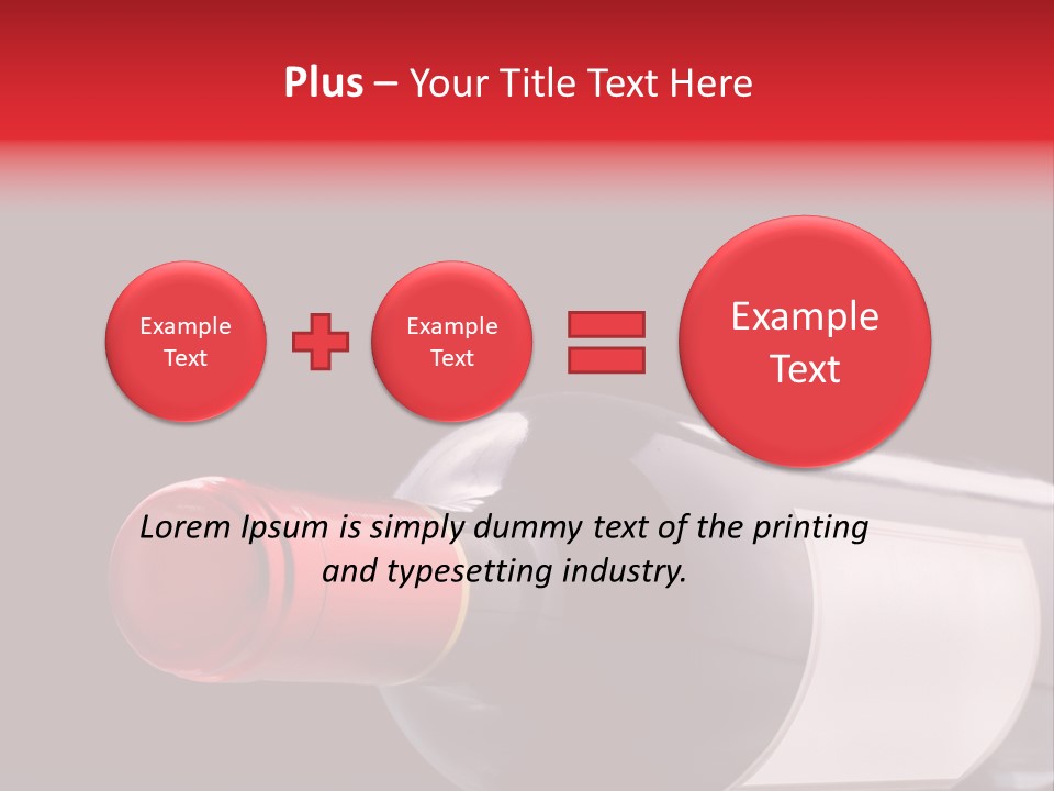Still Drink Dinner PowerPoint Template