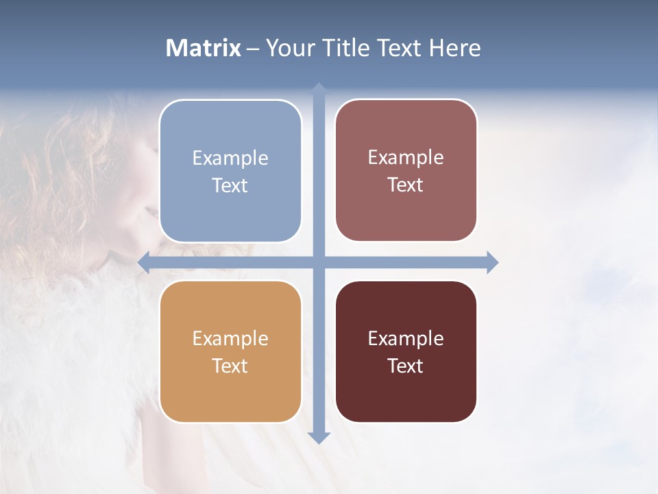 Cheerful Wings Beautiful PowerPoint Template