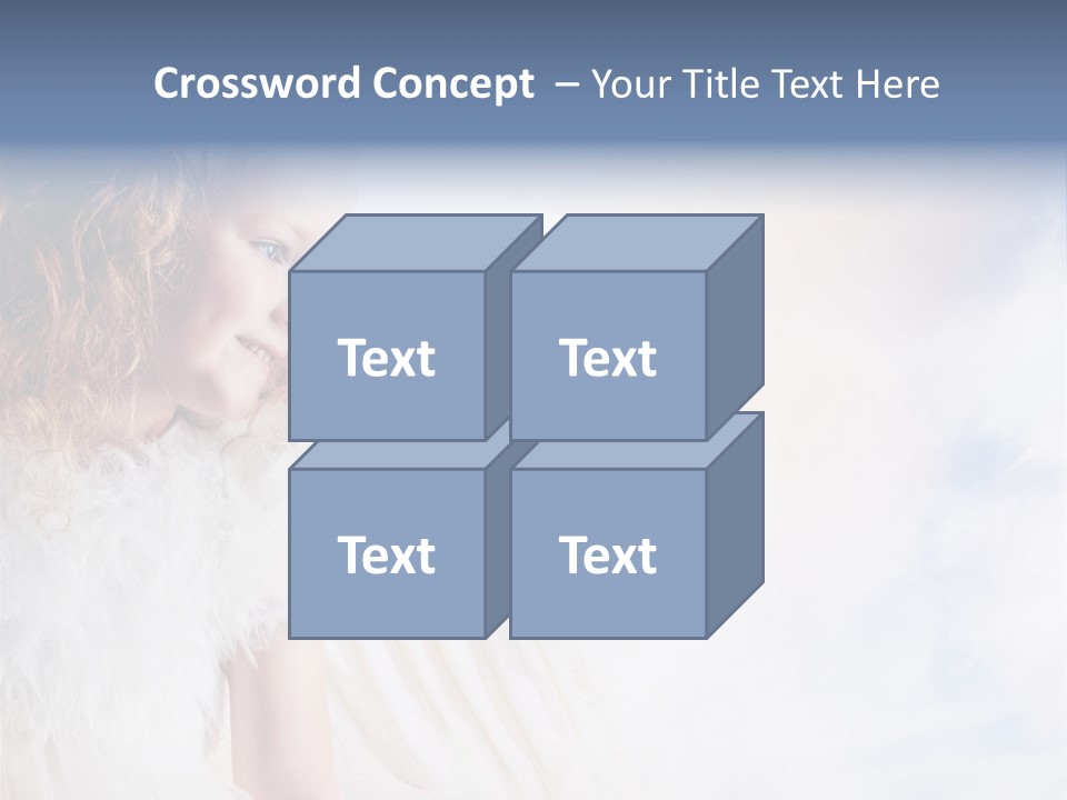 Cheerful Wings Beautiful PowerPoint Template
