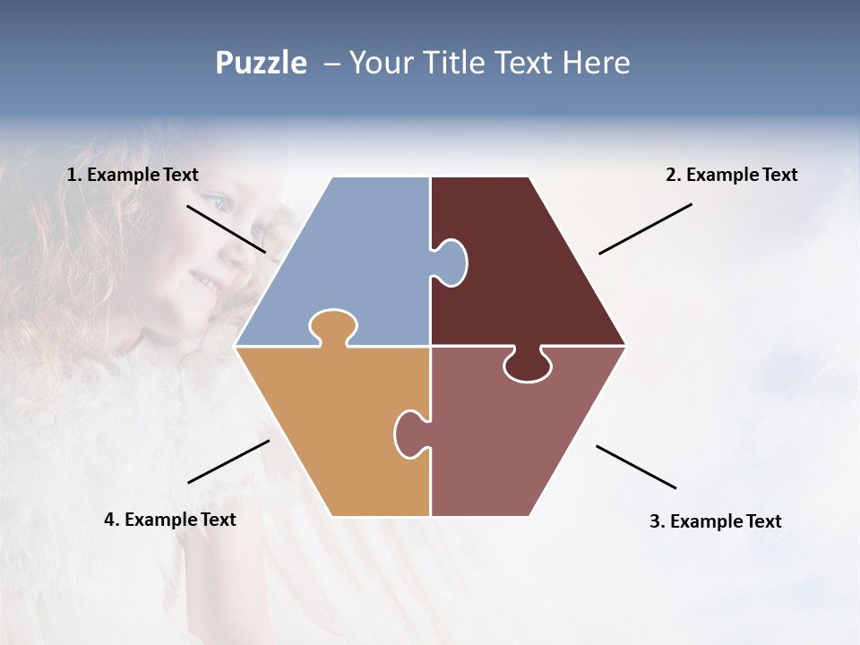 Cheerful Wings Beautiful PowerPoint Template