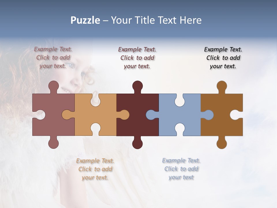 Cheerful Wings Beautiful PowerPoint Template