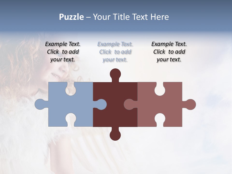 Cheerful Wings Beautiful PowerPoint Template