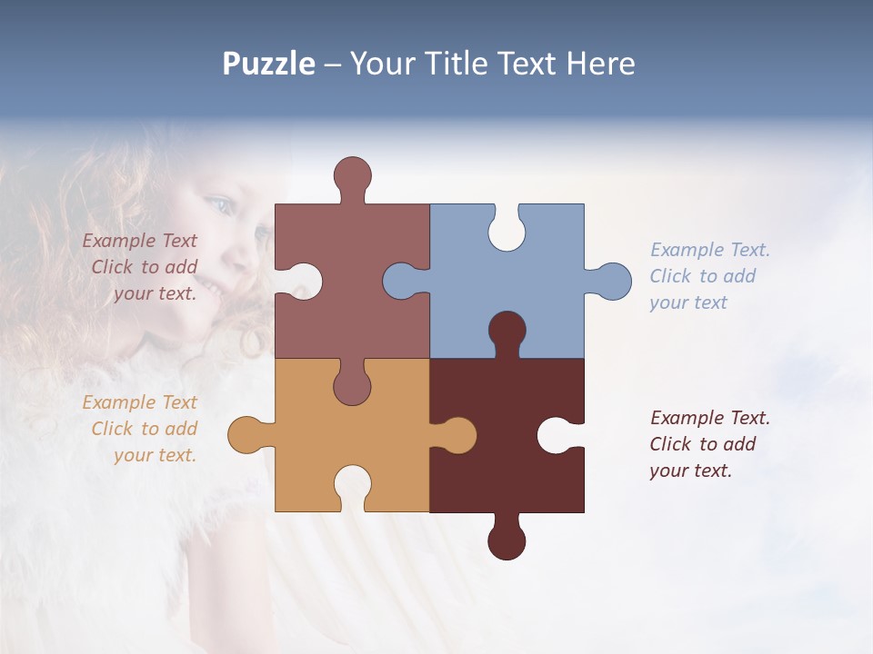 Cheerful Wings Beautiful PowerPoint Template