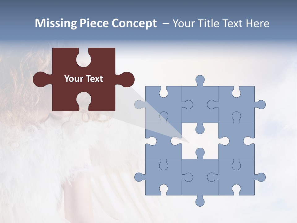 Cheerful Wings Beautiful PowerPoint Template