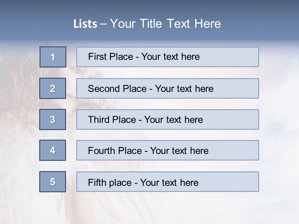 Cheerful Wings Beautiful PowerPoint Template
