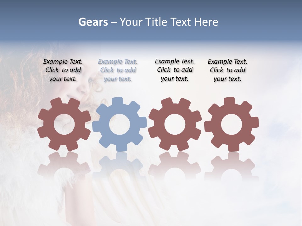 Cheerful Wings Beautiful PowerPoint Template