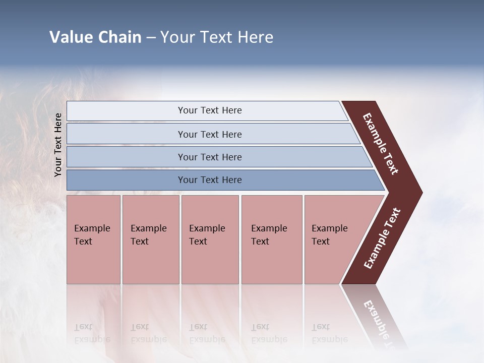 Cheerful Wings Beautiful PowerPoint Template