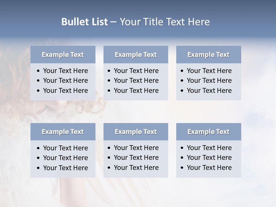 Cheerful Wings Beautiful PowerPoint Template