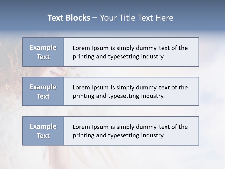 Cheerful Wings Beautiful PowerPoint Template