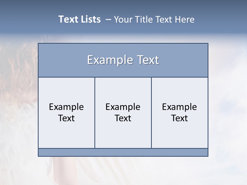 Cheerful Wings Beautiful PowerPoint Template