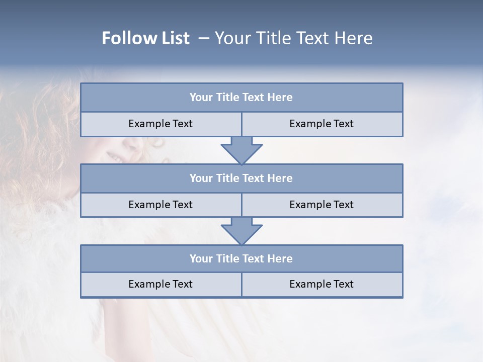 Cheerful Wings Beautiful PowerPoint Template
