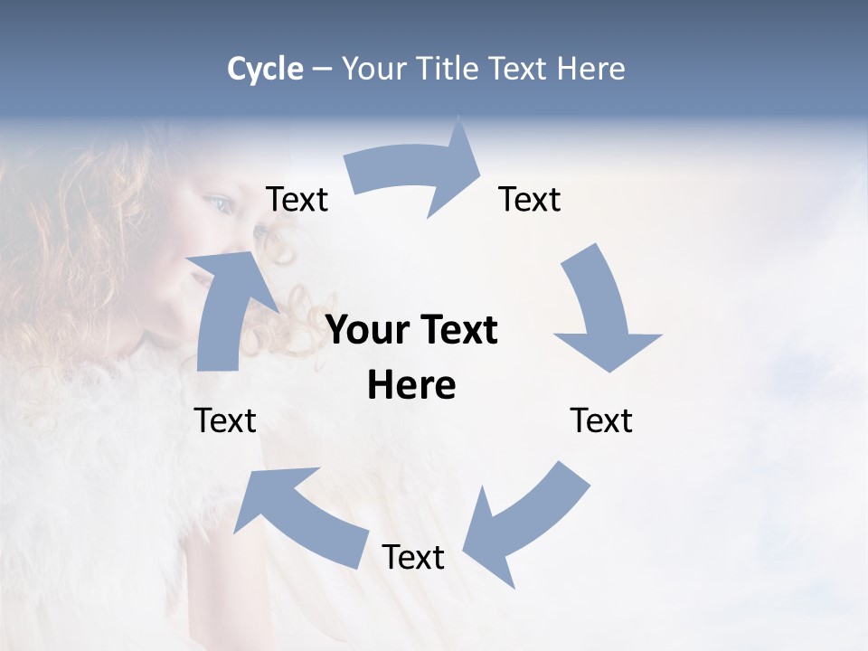 Cheerful Wings Beautiful PowerPoint Template