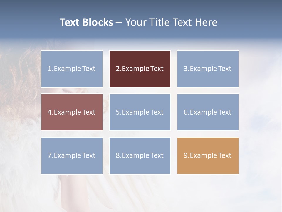 Cheerful Wings Beautiful PowerPoint Template