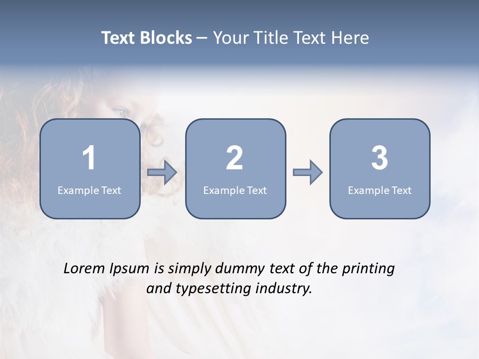 Cheerful Wings Beautiful PowerPoint Template