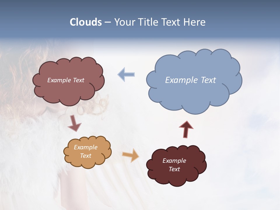 Cheerful Wings Beautiful PowerPoint Template