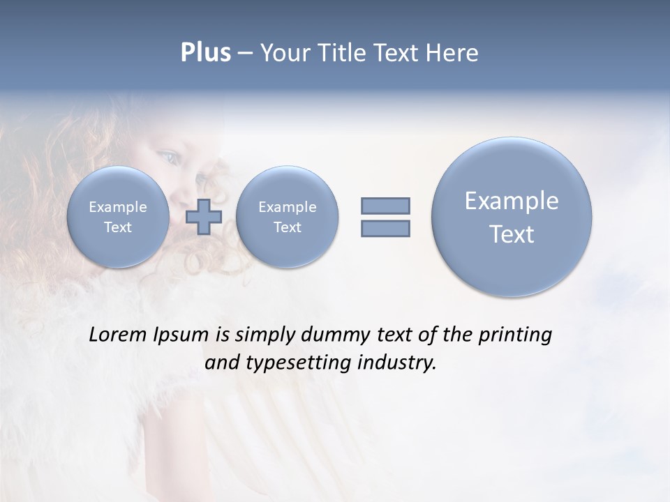 Cheerful Wings Beautiful PowerPoint Template