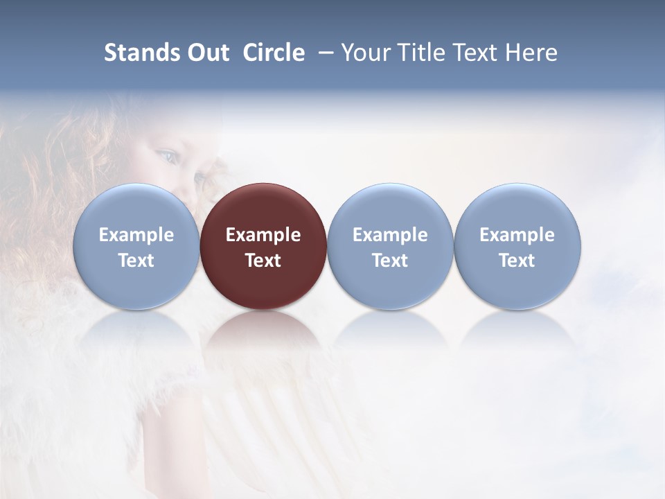 Cheerful Wings Beautiful PowerPoint Template