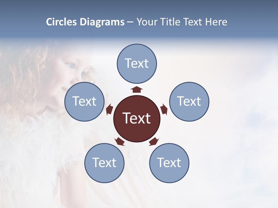 Cheerful Wings Beautiful PowerPoint Template