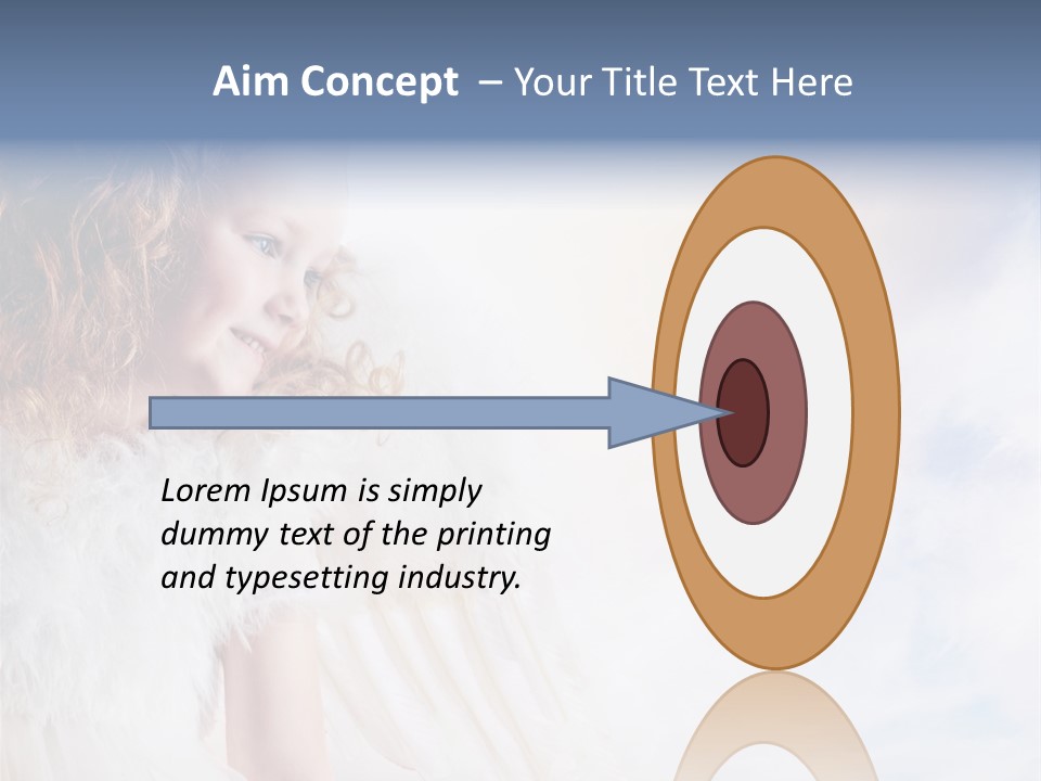 Cheerful Wings Beautiful PowerPoint Template