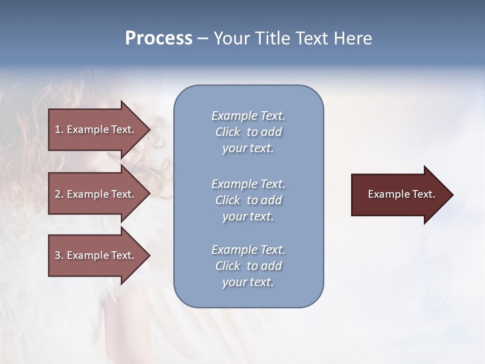 Cheerful Wings Beautiful PowerPoint Template