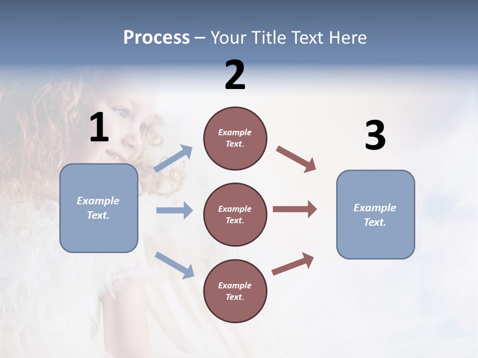 Cheerful Wings Beautiful PowerPoint Template