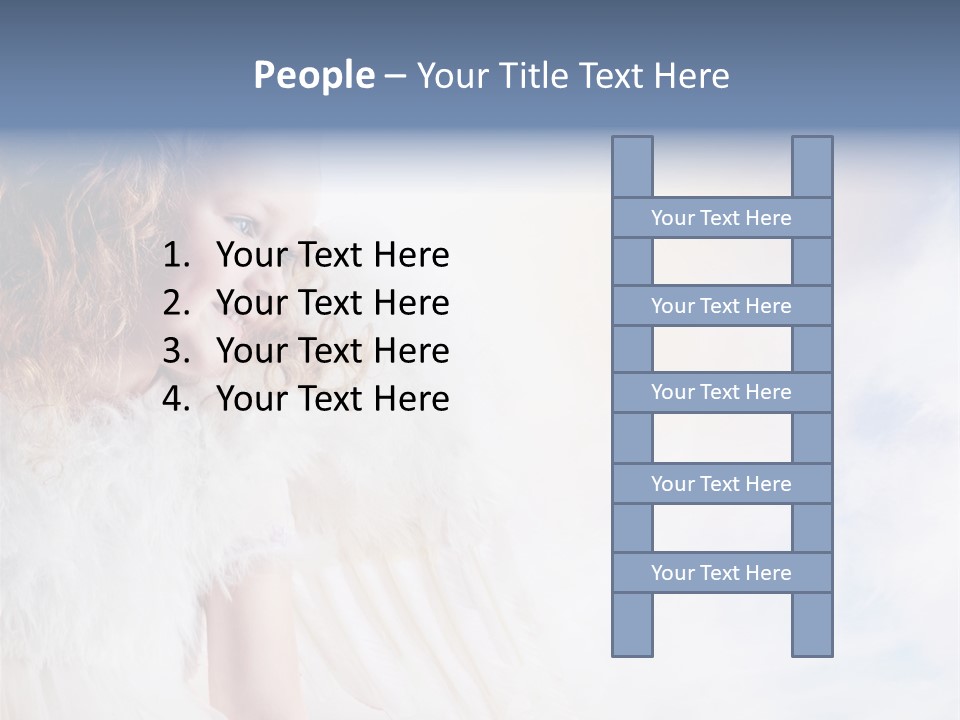 Cheerful Wings Beautiful PowerPoint Template