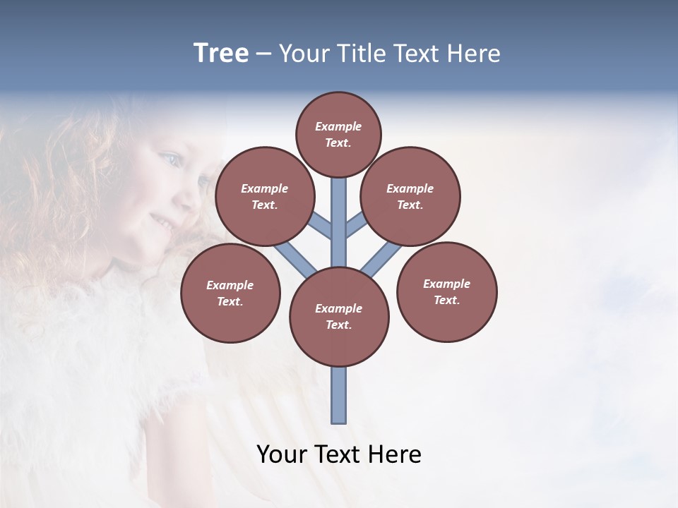 Cheerful Wings Beautiful PowerPoint Template