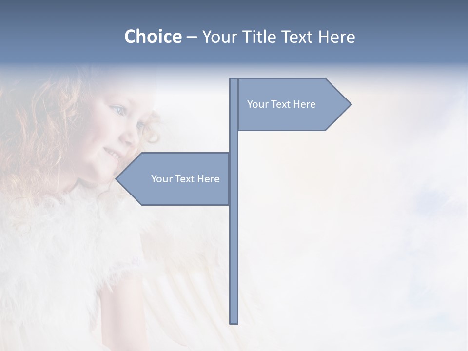 Cheerful Wings Beautiful PowerPoint Template