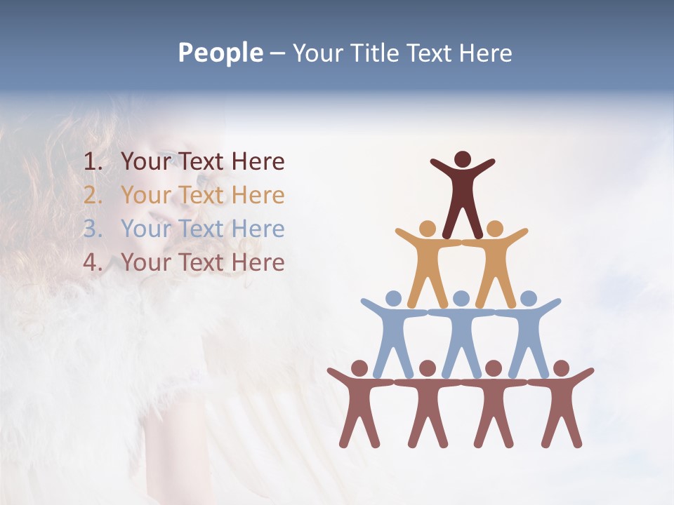 Cheerful Wings Beautiful PowerPoint Template