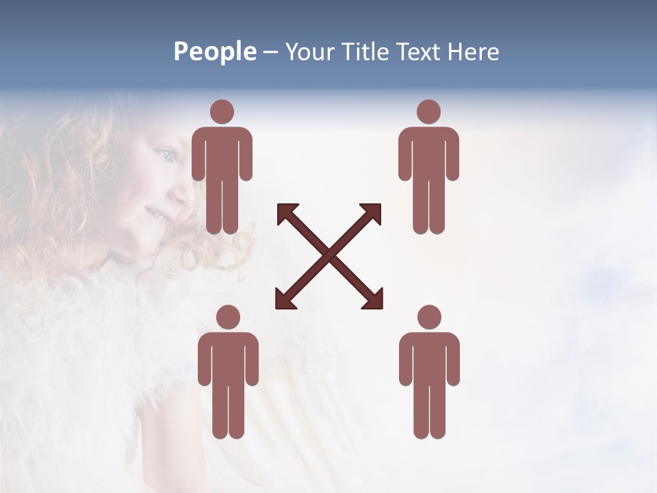 Cheerful Wings Beautiful PowerPoint Template