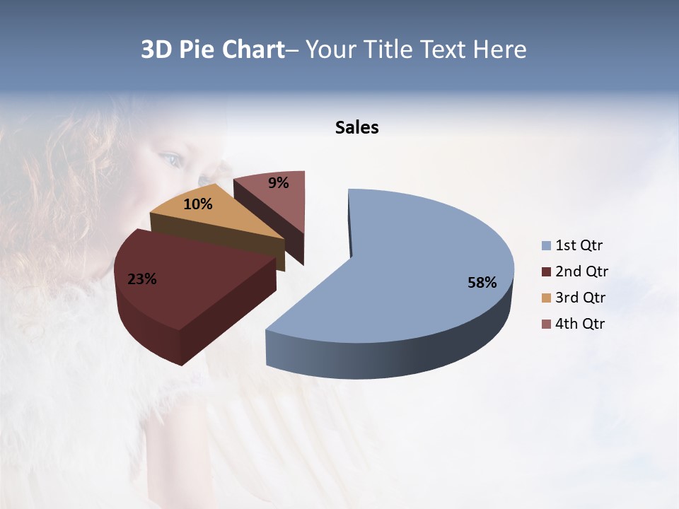 Cheerful Wings Beautiful PowerPoint Template