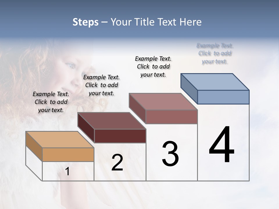 Cheerful Wings Beautiful PowerPoint Template