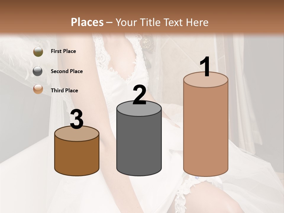 Beautiful Model Blond PowerPoint Template