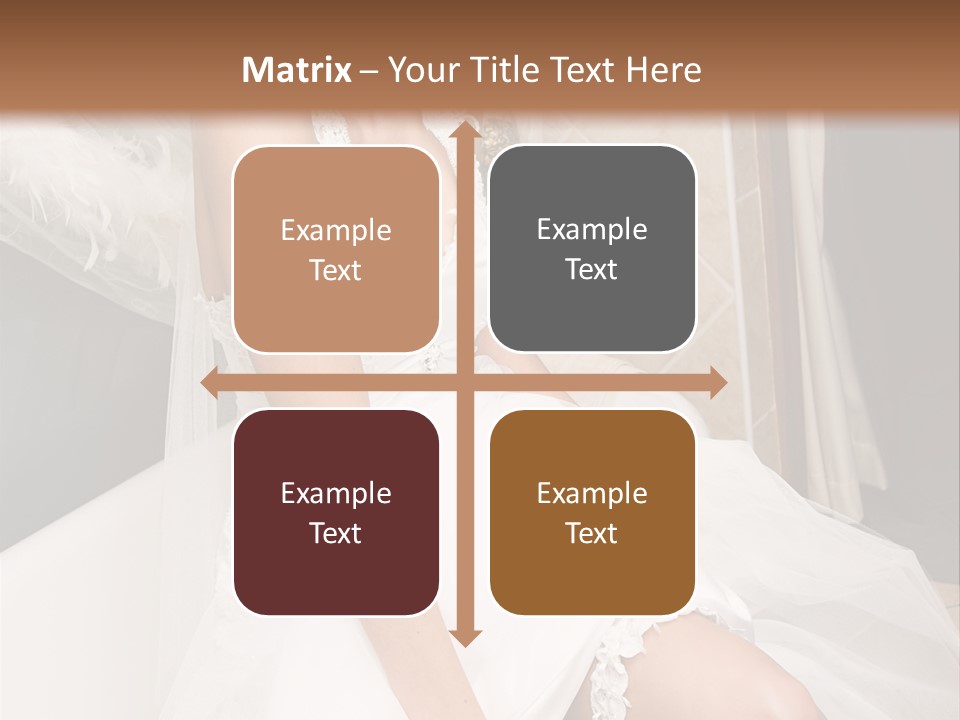 Beautiful Model Blond PowerPoint Template