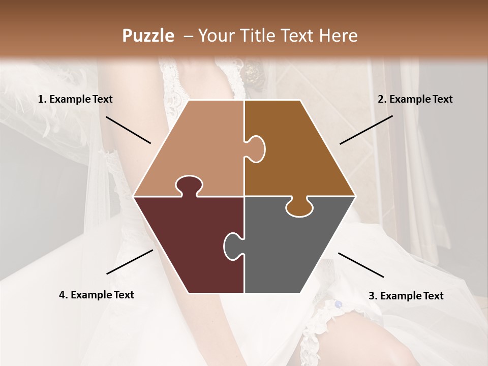 Beautiful Model Blond PowerPoint Template