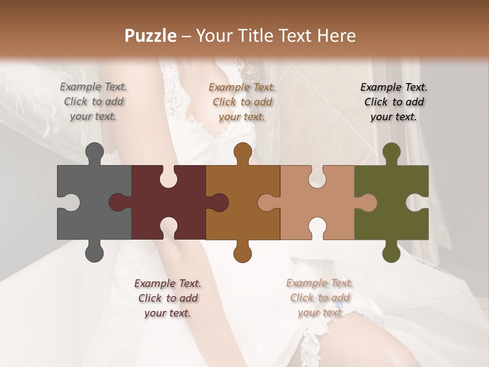 Beautiful Model Blond PowerPoint Template