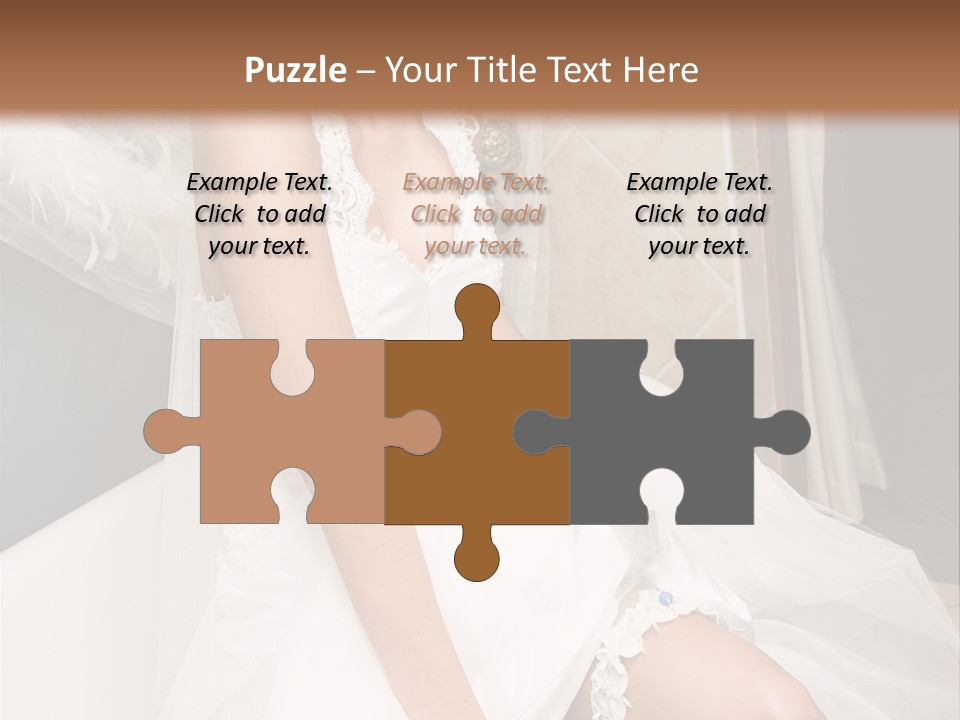 Beautiful Model Blond PowerPoint Template