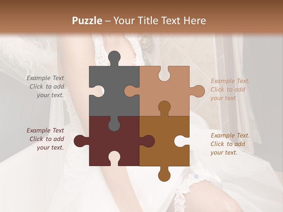 Beautiful Model Blond PowerPoint Template