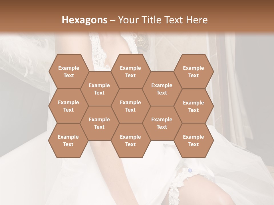 Beautiful Model Blond PowerPoint Template