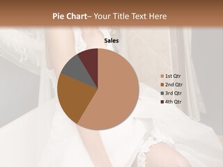 Beautiful Model Blond PowerPoint Template