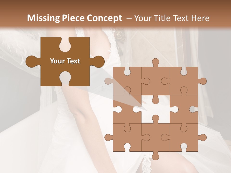 Beautiful Model Blond PowerPoint Template