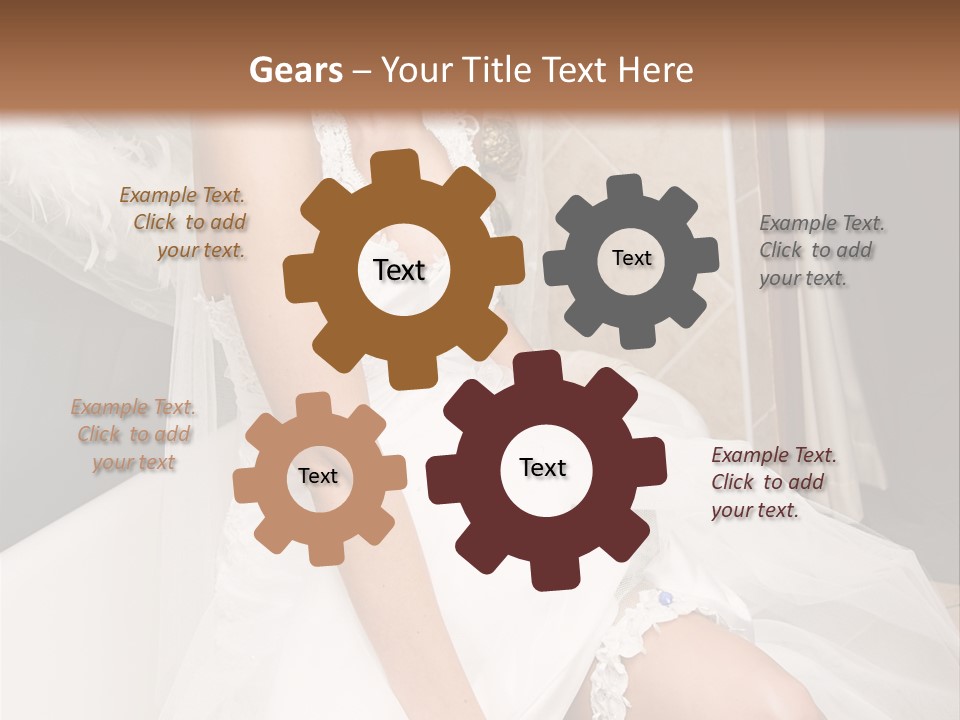 Beautiful Model Blond PowerPoint Template